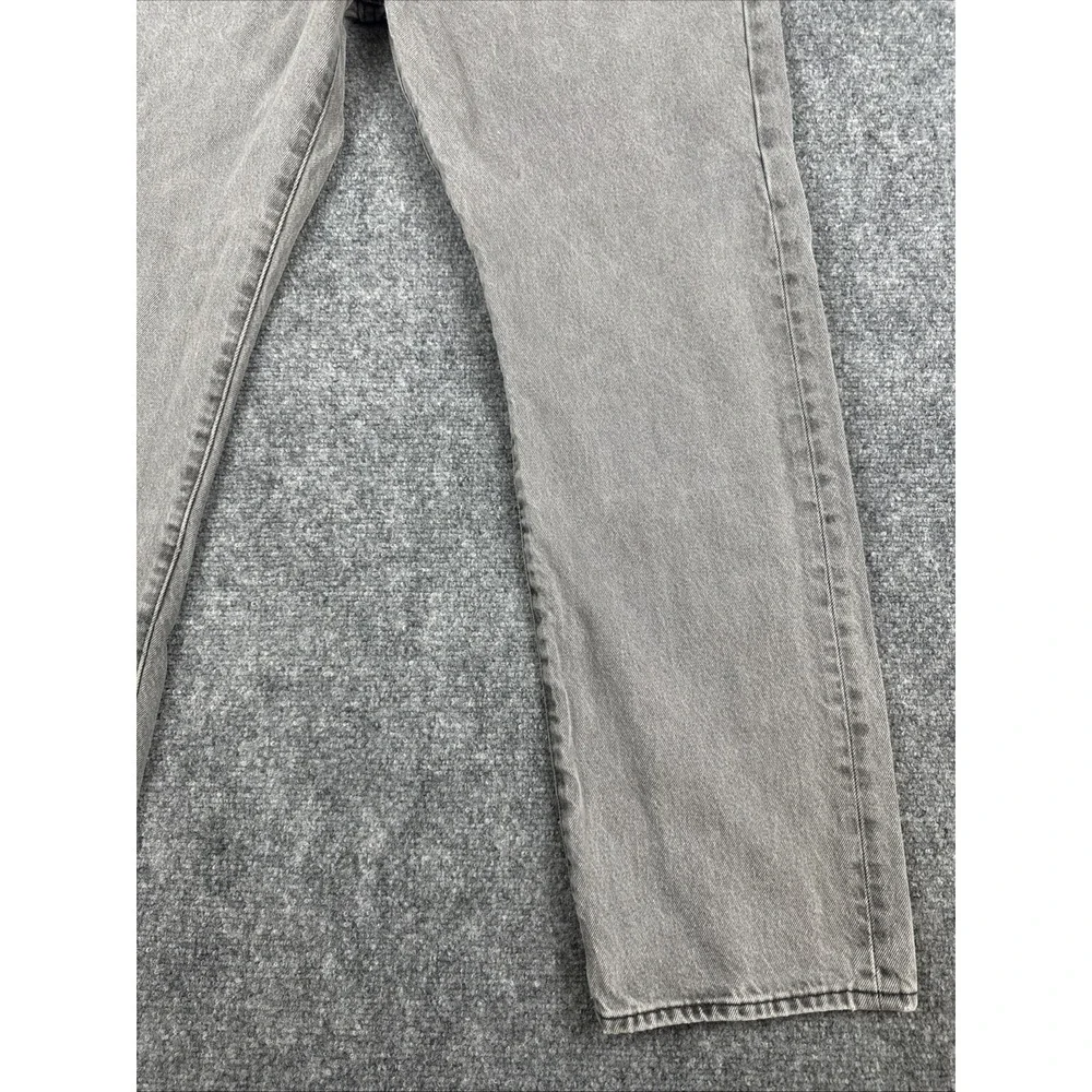 Levi's 501 Original Fit Jeans Men's 38x32 Grey Wash Button Fly
